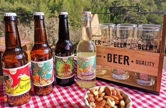 BIERES ET LIMONADE BIO - BRASSERIE LA PLEINE LUNE CHABEUIL