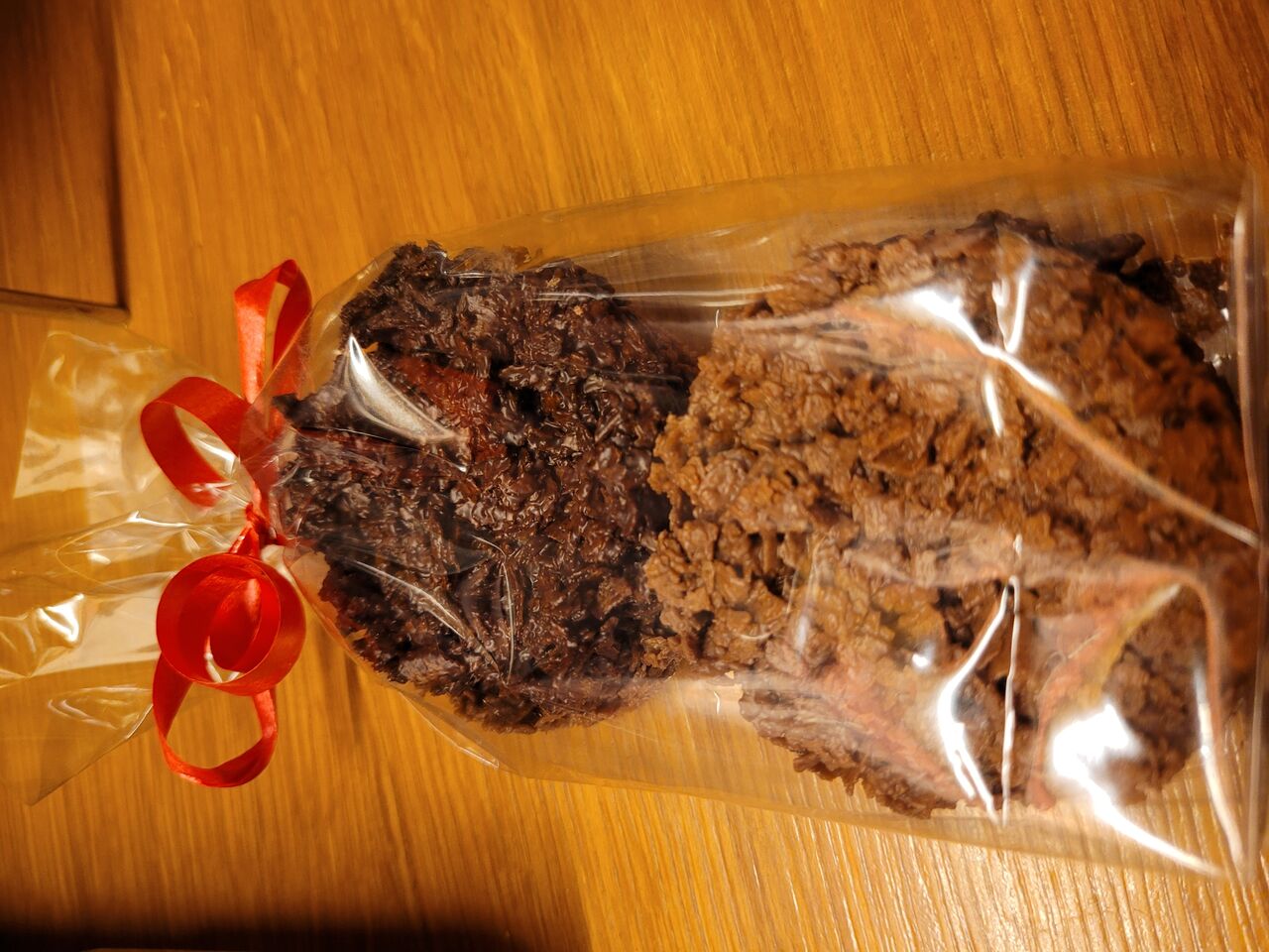 Croustillant chocolaté
lactée et chocolat noir.