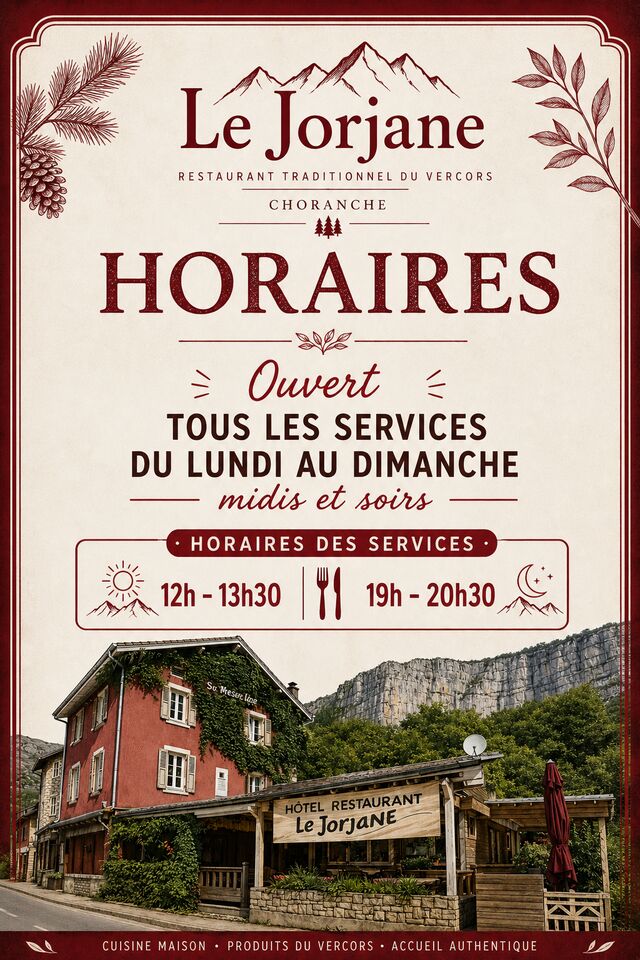 Horaires 2026