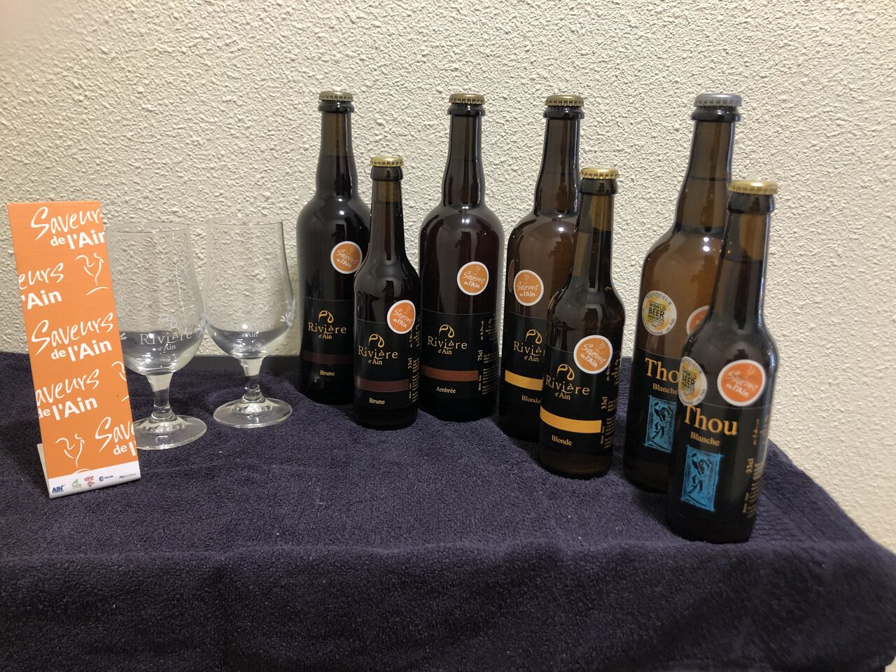 Bieres artisanales Riviere d'Ain à Jujurieux