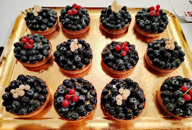 Tartelette aux myrtilles 