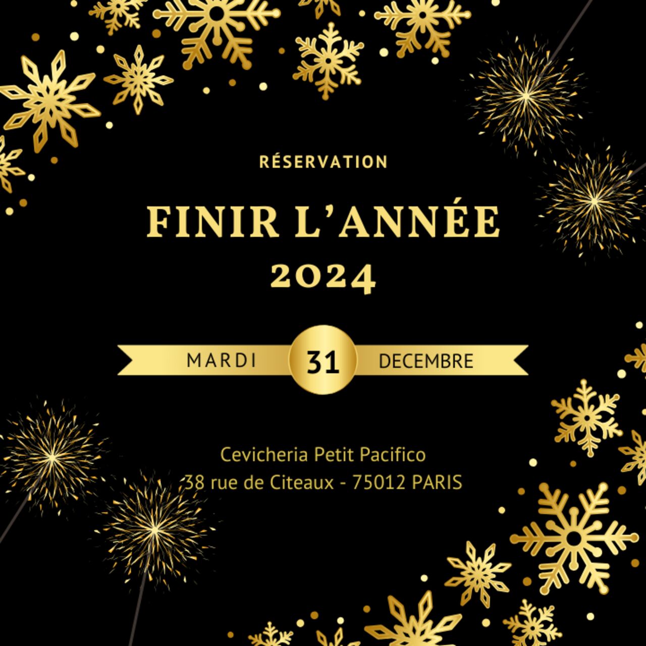 Le 31 décembre dans une ambiance exotique et chaleureuse !