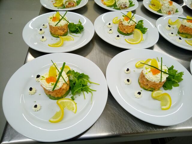 tartare aux deux saumon