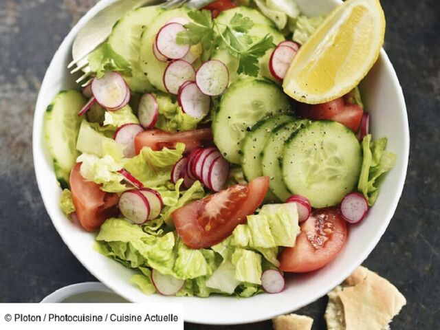 salade fattouche tomate cocombre radis poivron