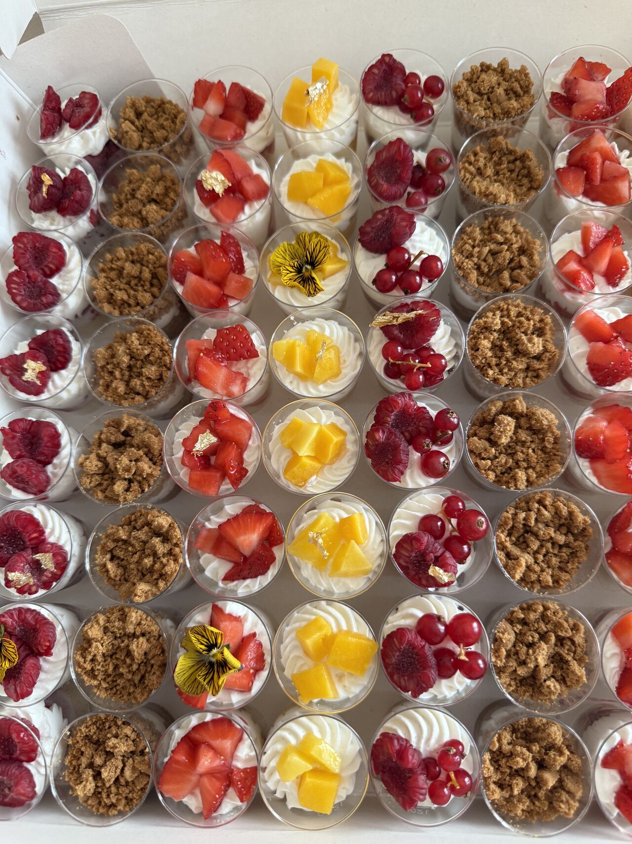 Nos verrines signature 