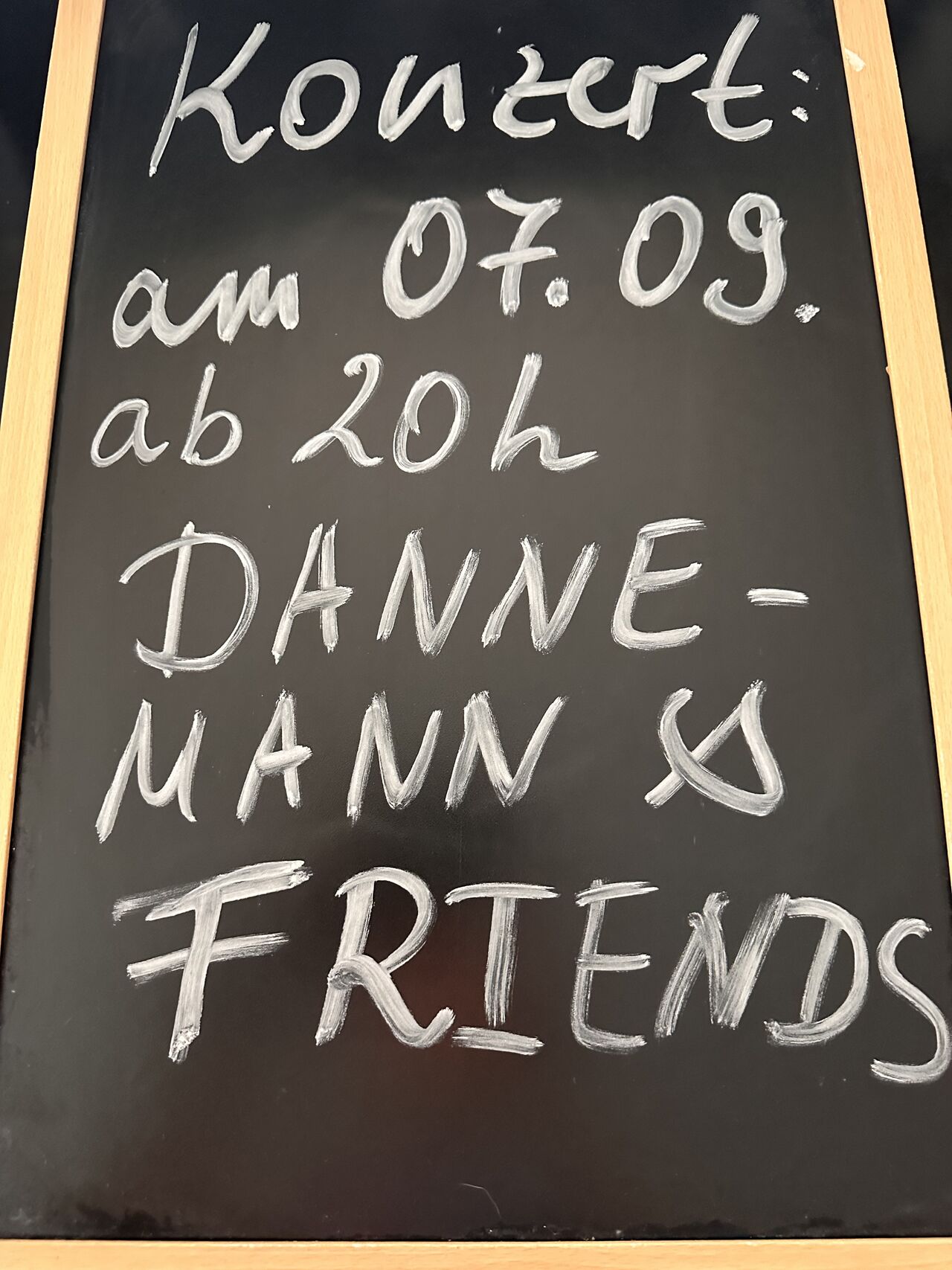 Dannemann ist wieder bei uns! Unvergessliches Erlebnis!