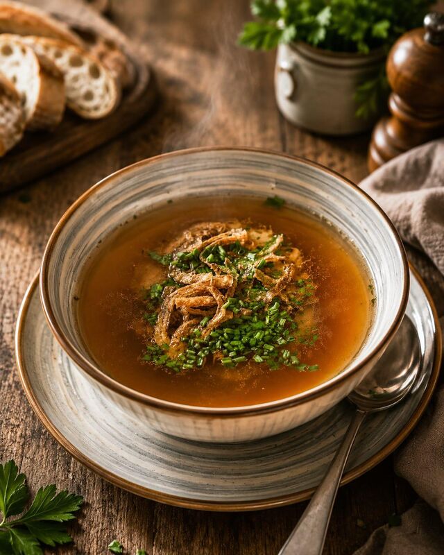 Kaspressknödelsuppe