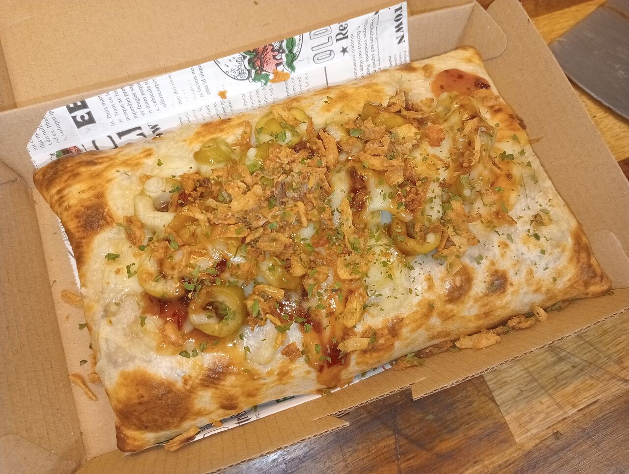 Tacos gratiné olives 