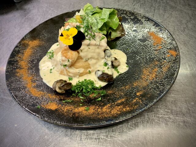 Feuilleté d’escargots 