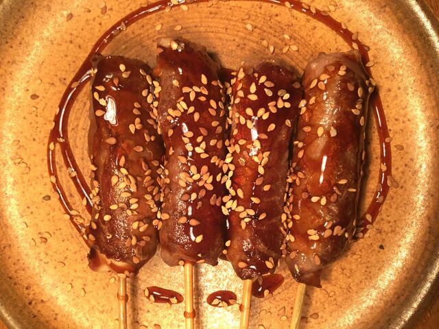 Brochettes teriyaki