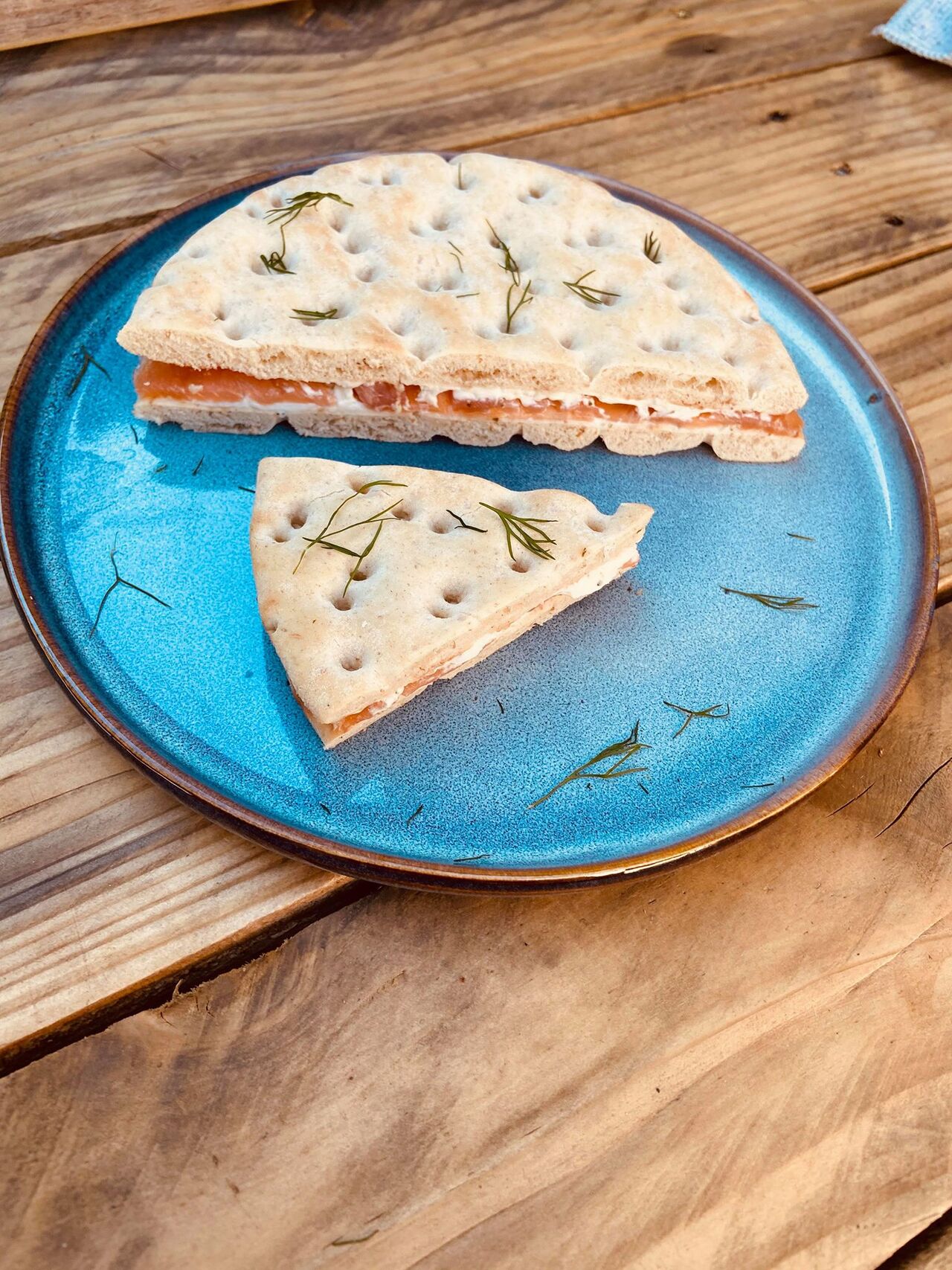 Saumon crème aneth citron vert 