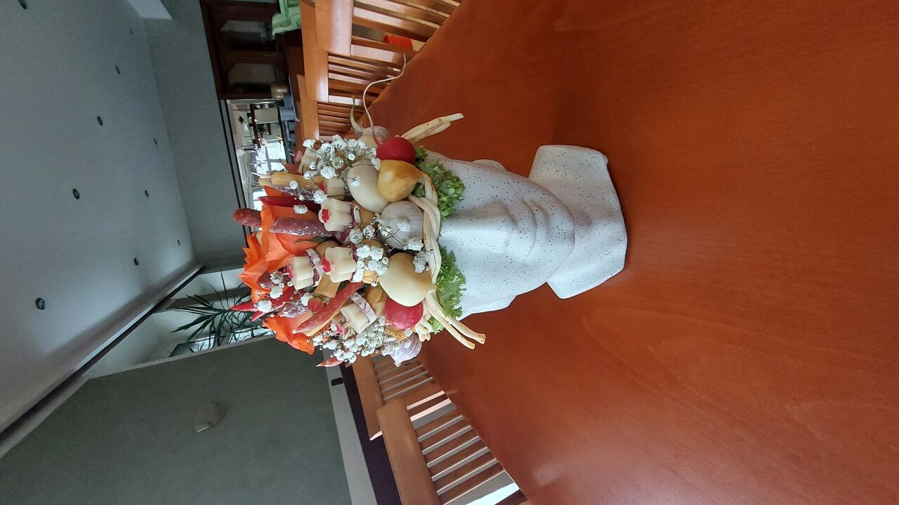 Slaná klobásová květina 