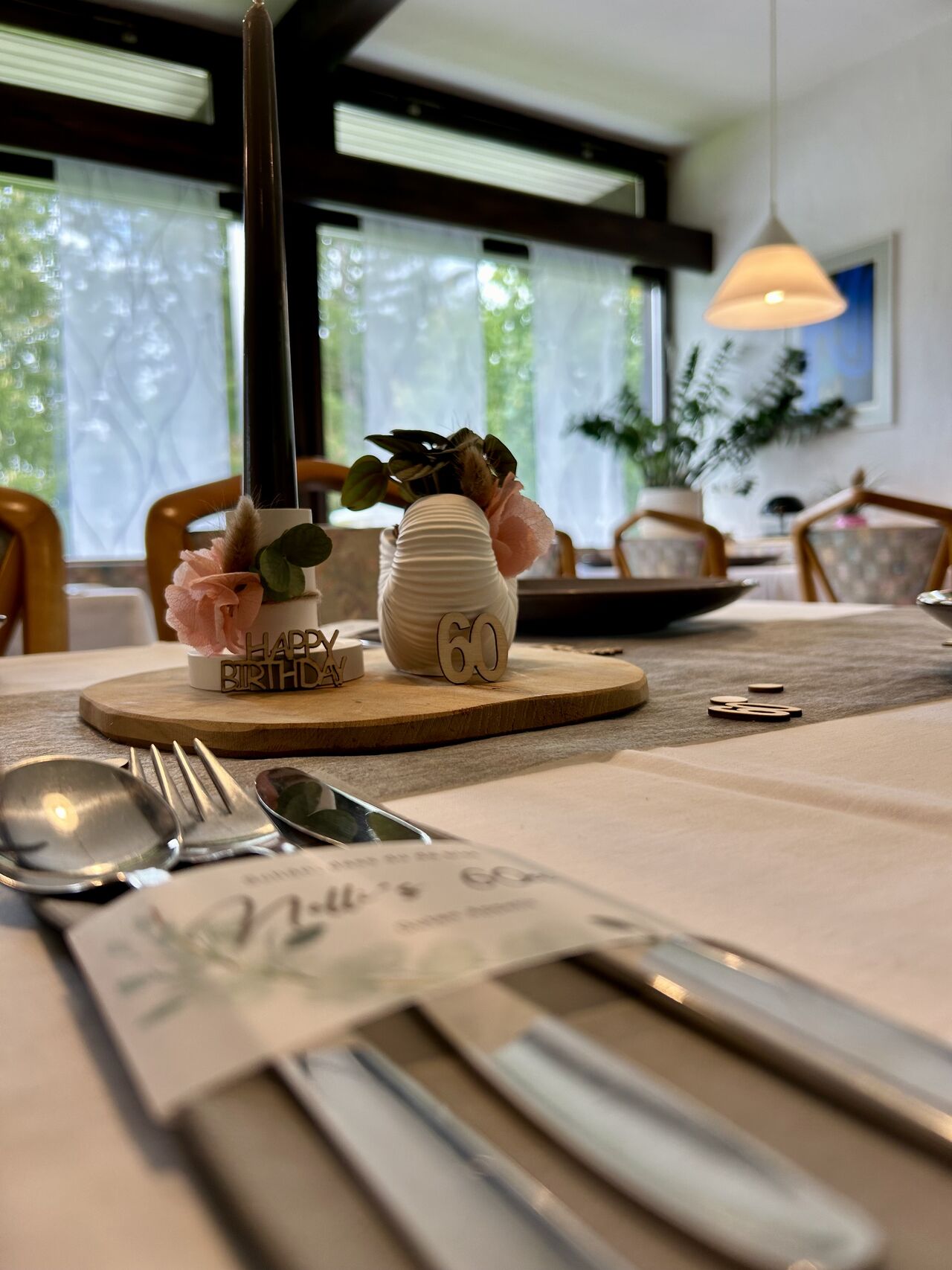 Tischdekoration Rundergeburtstag