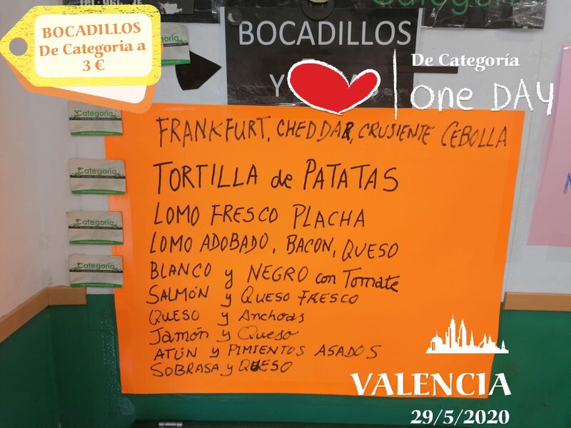 NUESTROS BOCADILLO A LA CARTA