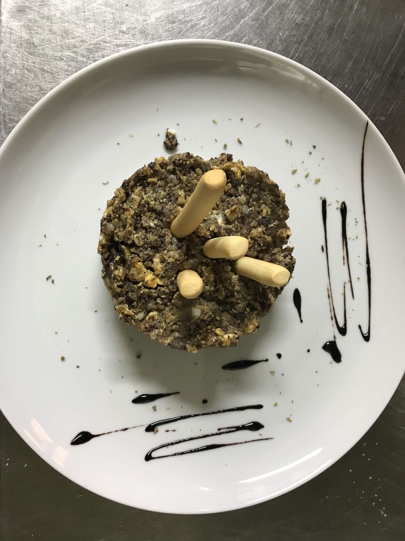 Revuelto de morcilla 