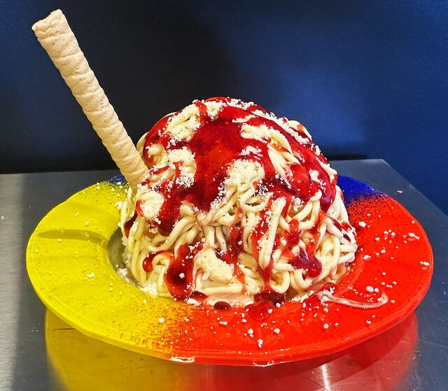 Spaghetti-Eis
