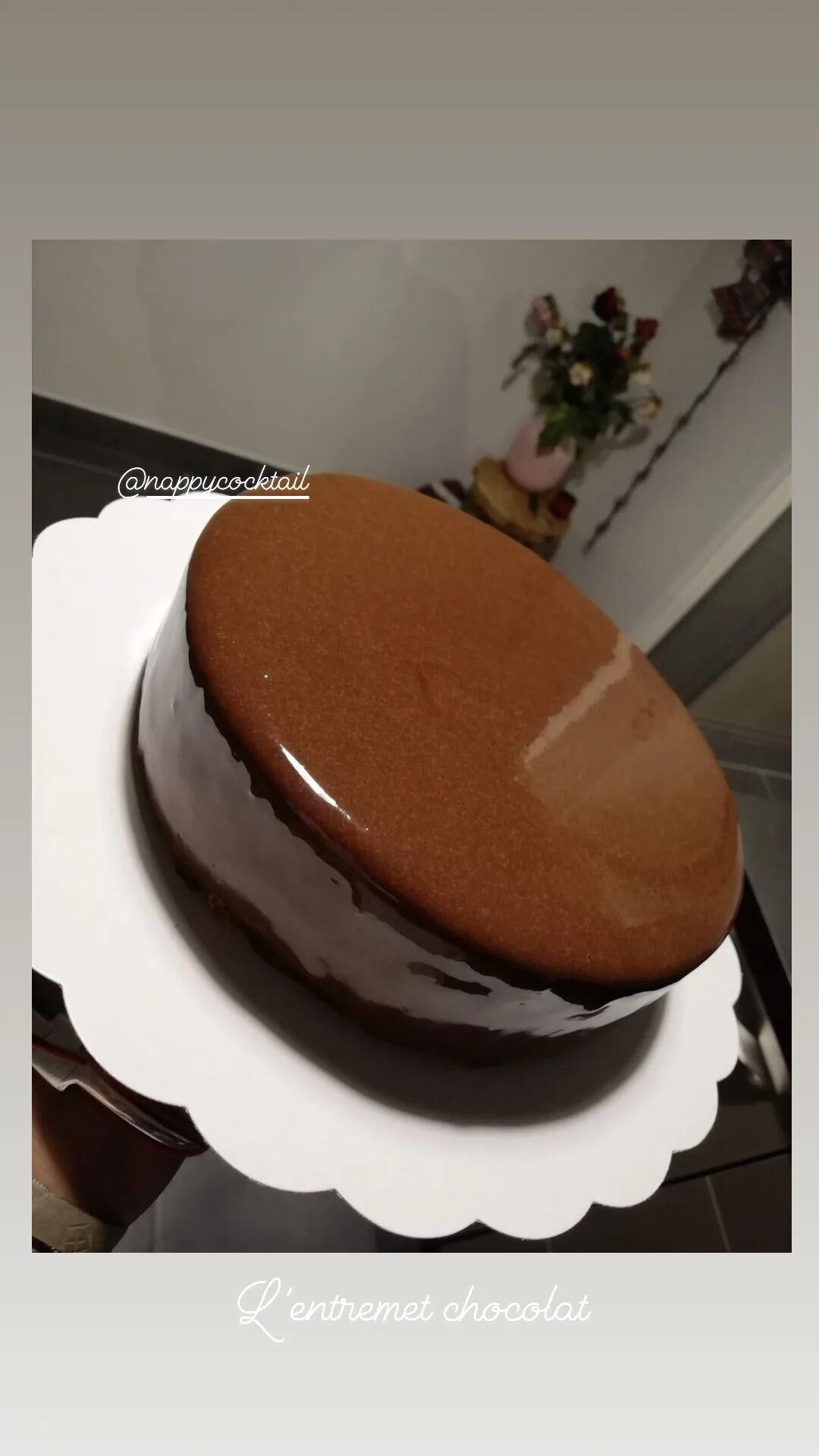 Entremet chocolat 