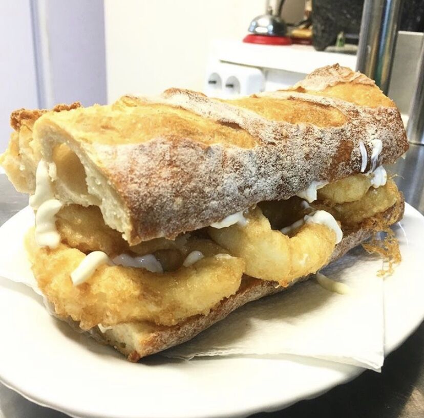 Bocadillos de Calamares