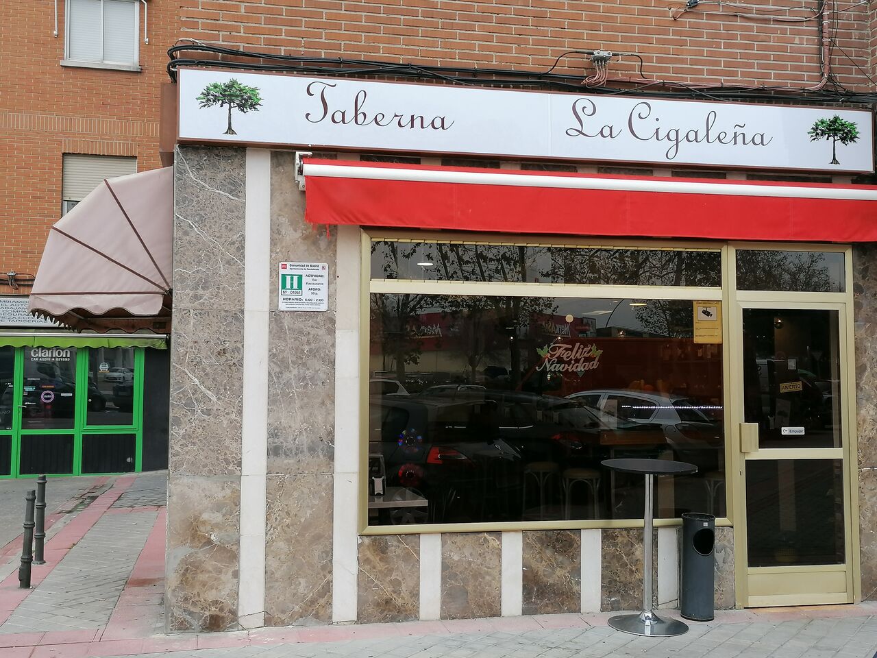 Bienvenidos al Restaurante La Cigaleña.