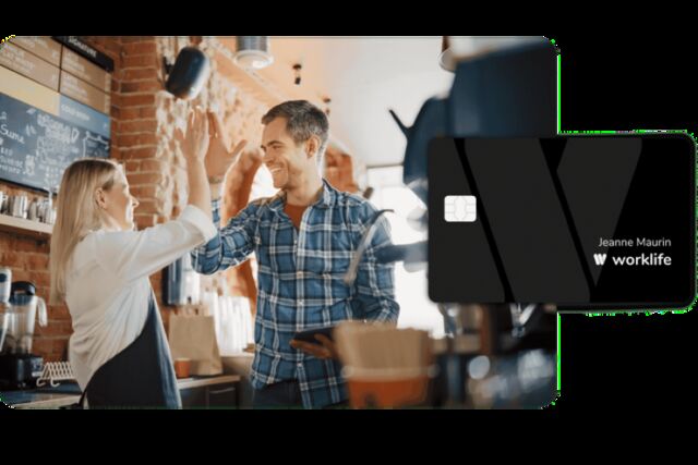 Nous acceptons les Cartes et Titres-restaurant éthique Worklife