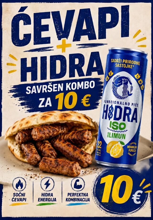 Hydra i ćevapi promocija