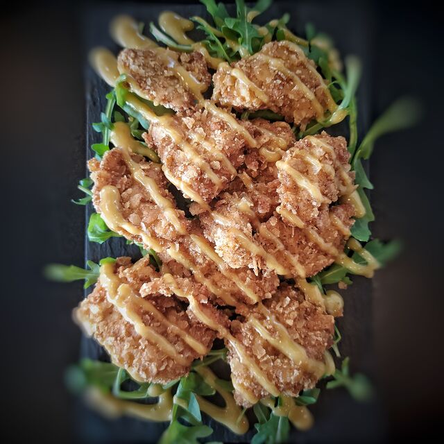 TAPAS : bocconcini di pollo speziato con salsa agrodolce