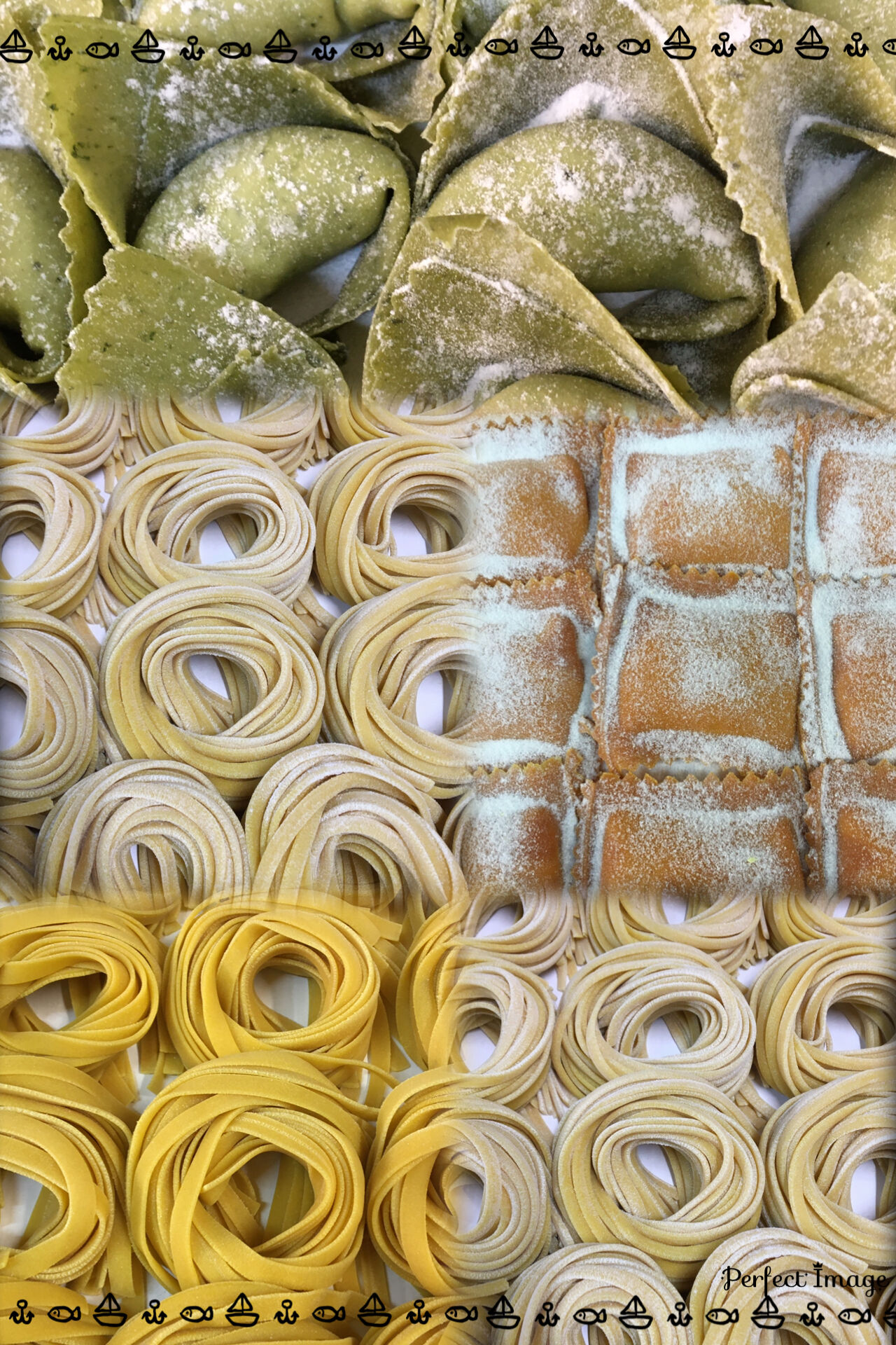 Selbst gemachte Nudeln