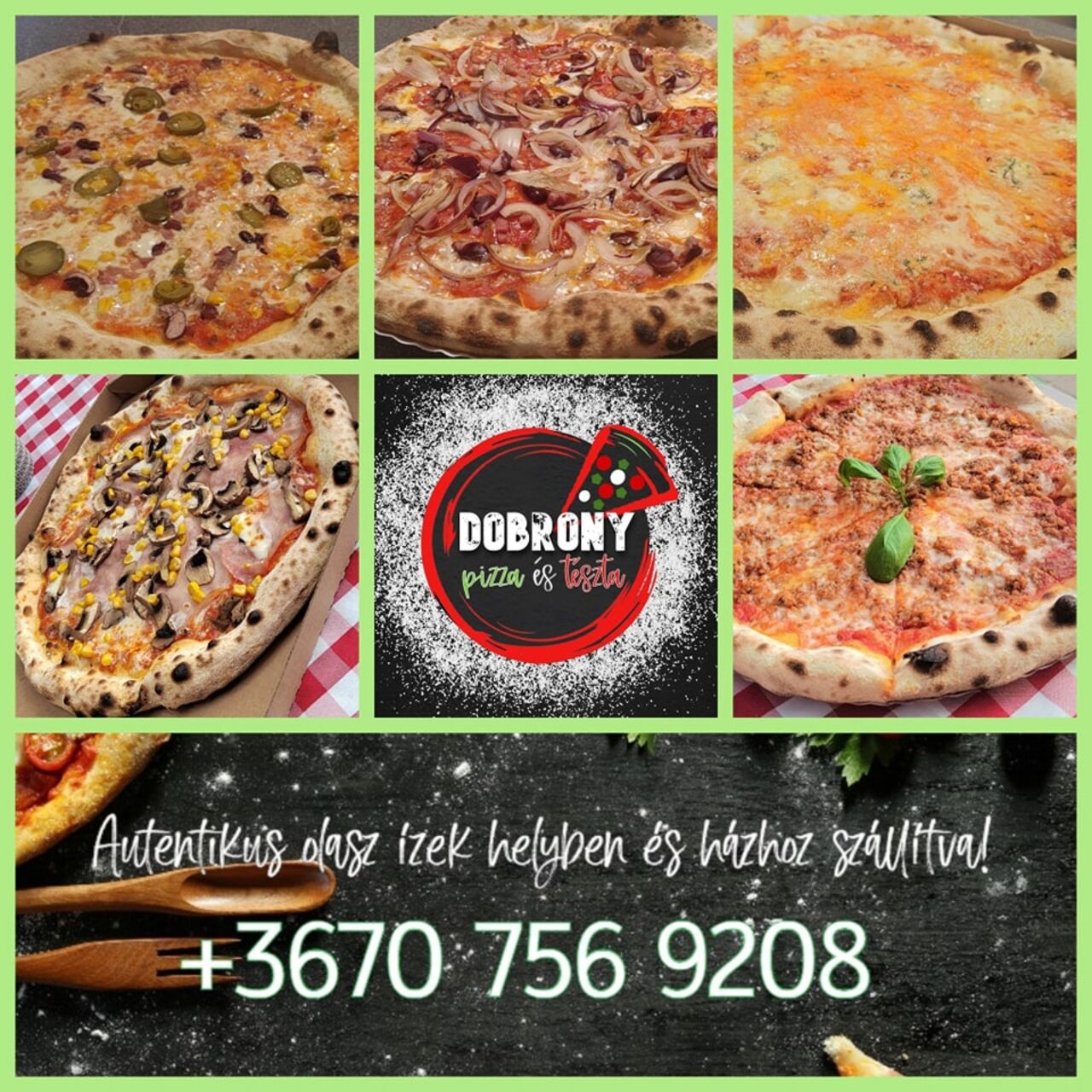 Dobrony Pizza - Egy falat Itália Szadán!