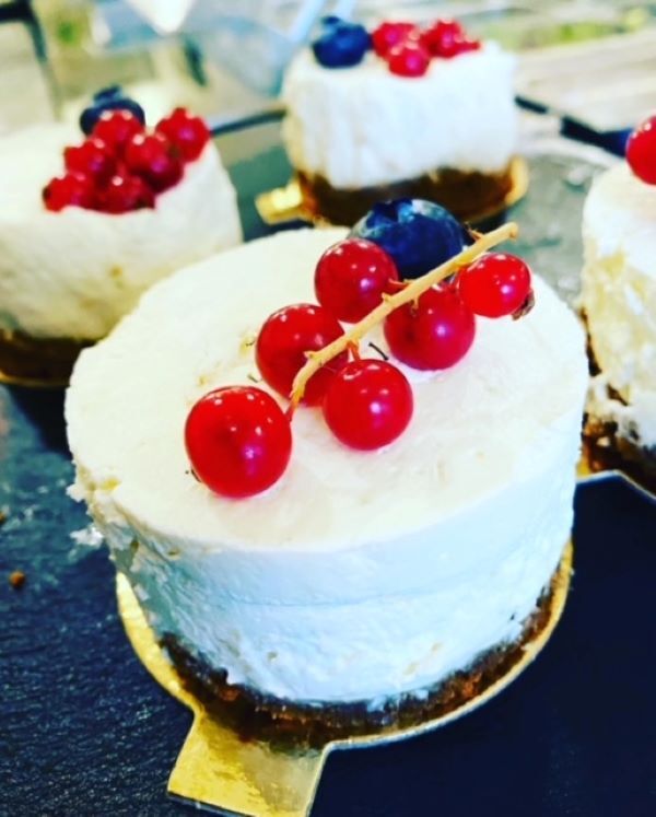 Cheesecake au yuzu et citron vert et spéculoos 