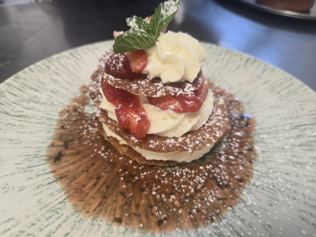 Mille feuilles vanille fraises
