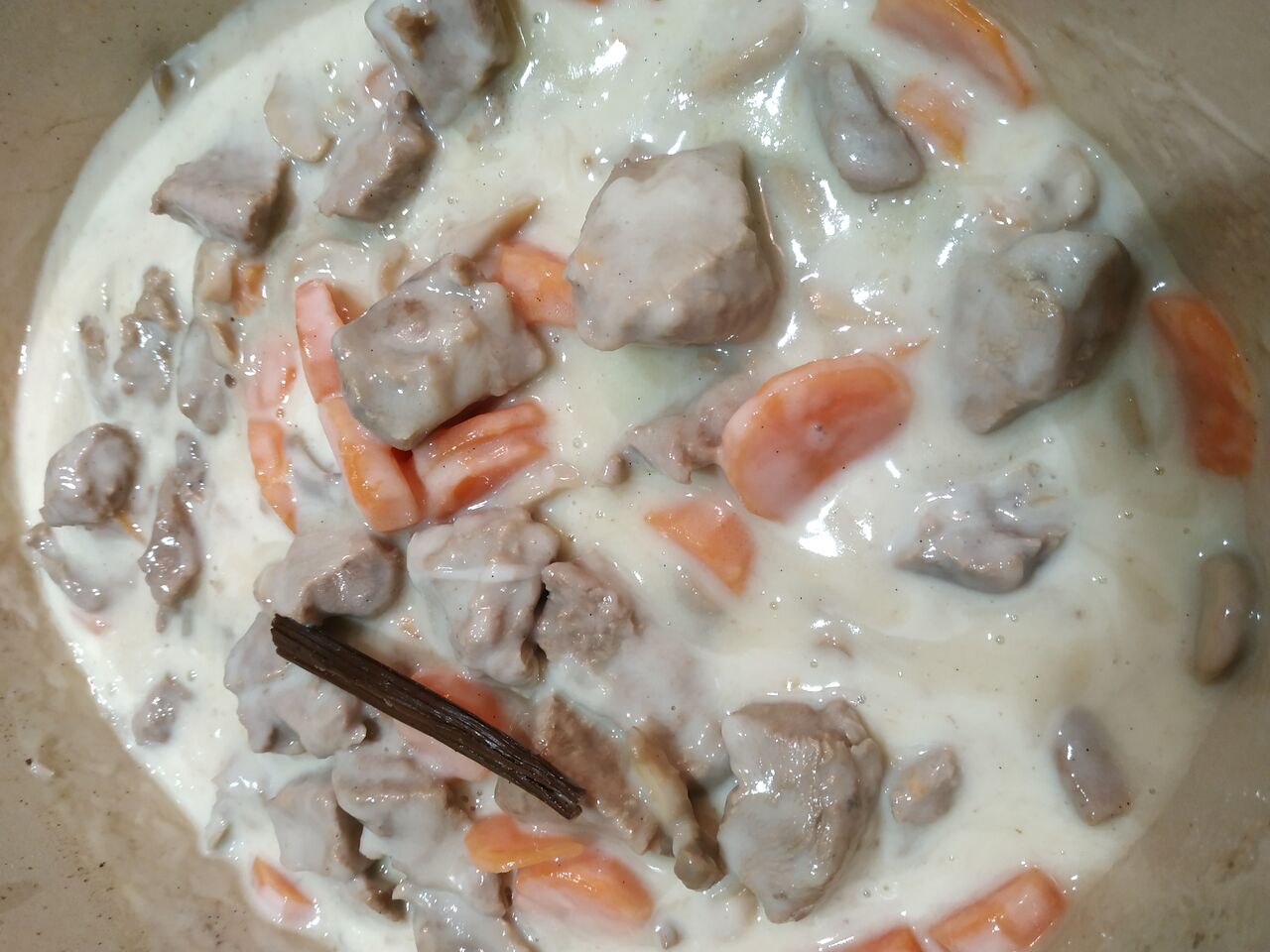 Blanquette de veau à la vanille