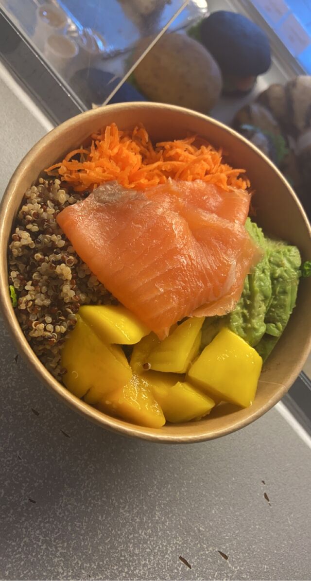 Poke bowl saumon 6€ 