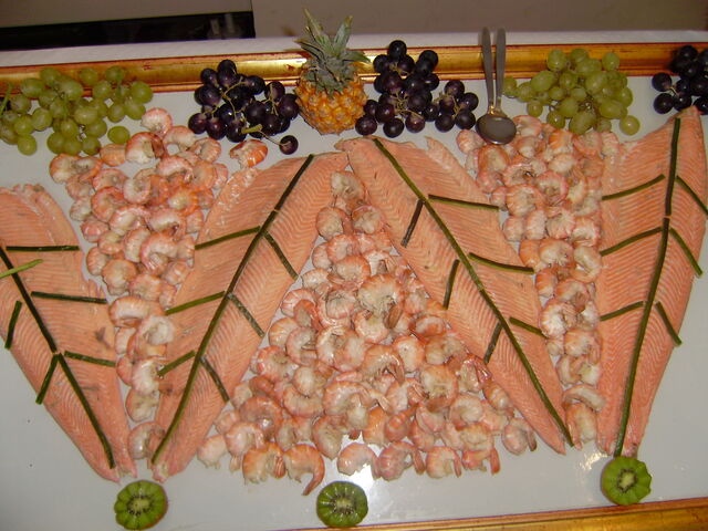 Koud Buffet: zalmschotel