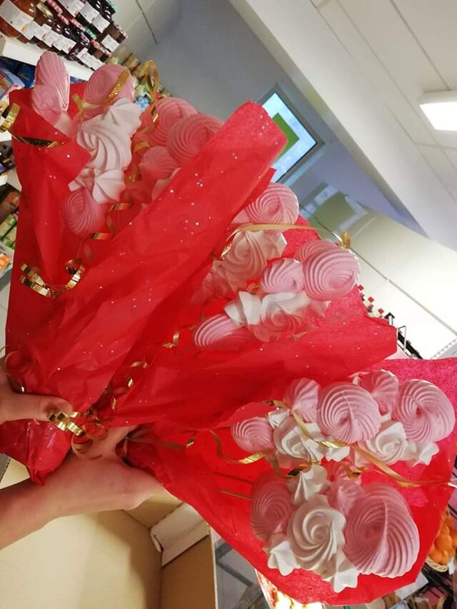 Bouquets de meringue