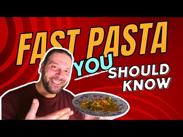 Fast fresh pasta 