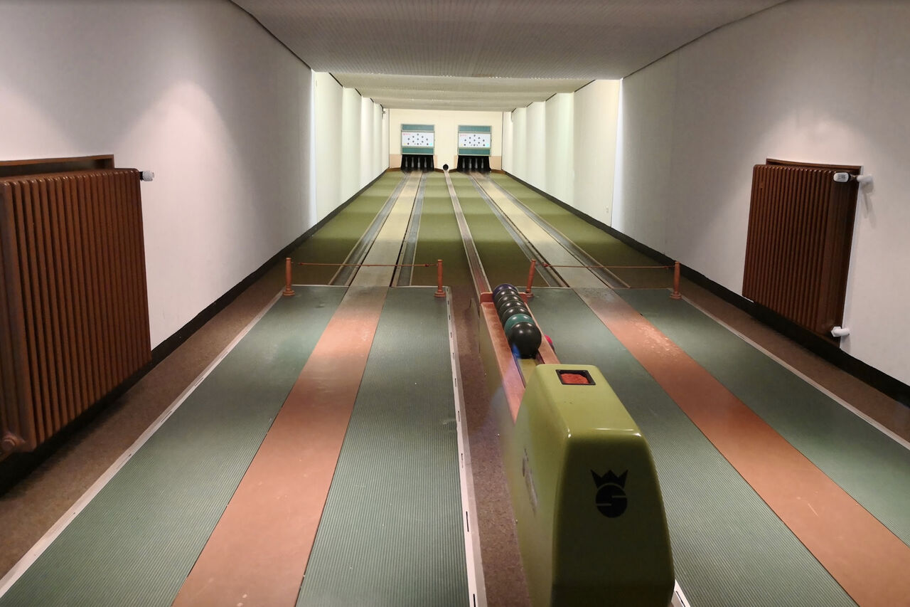 Unsere Kegelbahn
