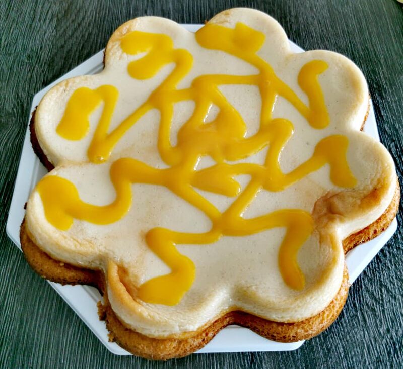 Gâteau magique à la vanille de l' Ile Maurice