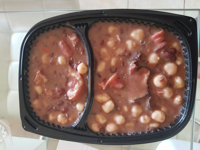 Dombrés aux Haricots rouges et salaisons