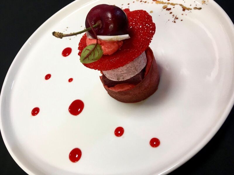 Dessert autour de la cerise