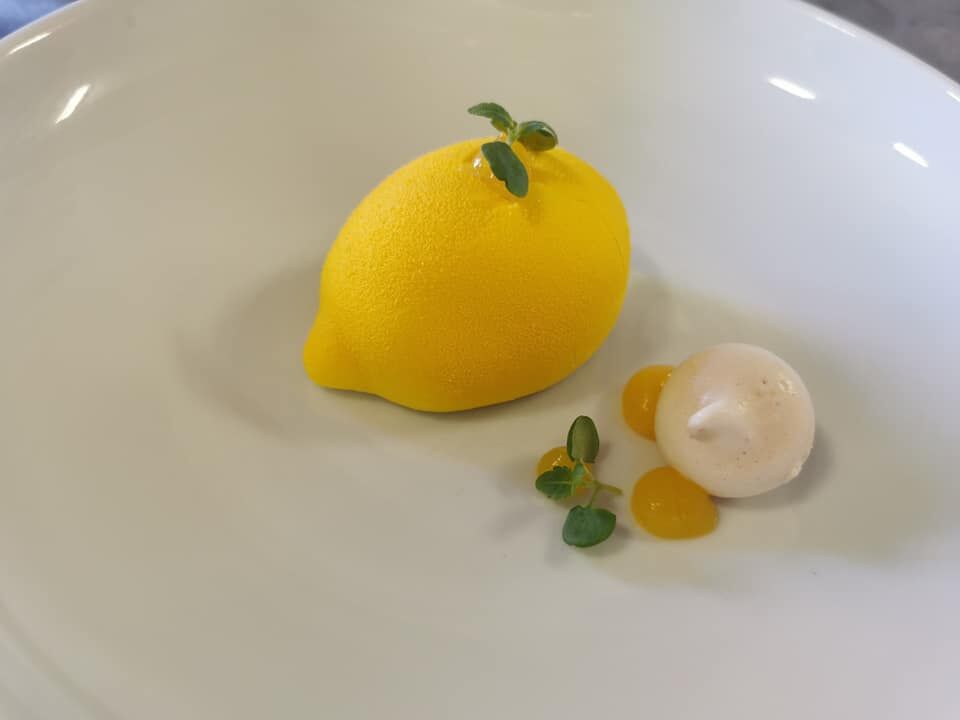 Coque au citron yuzu, insert mandarine