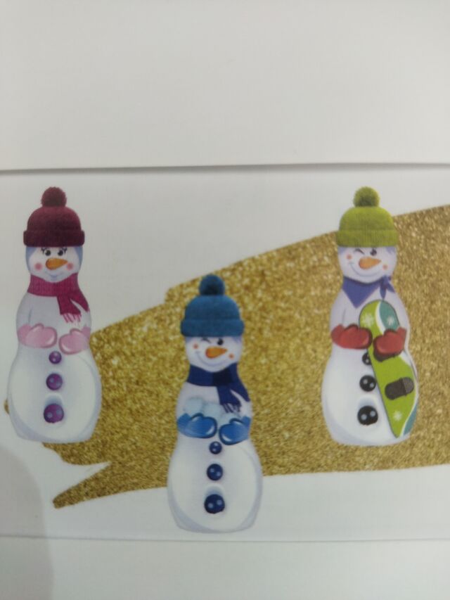 Bonhomme de neige 3.89€pce 125gr 