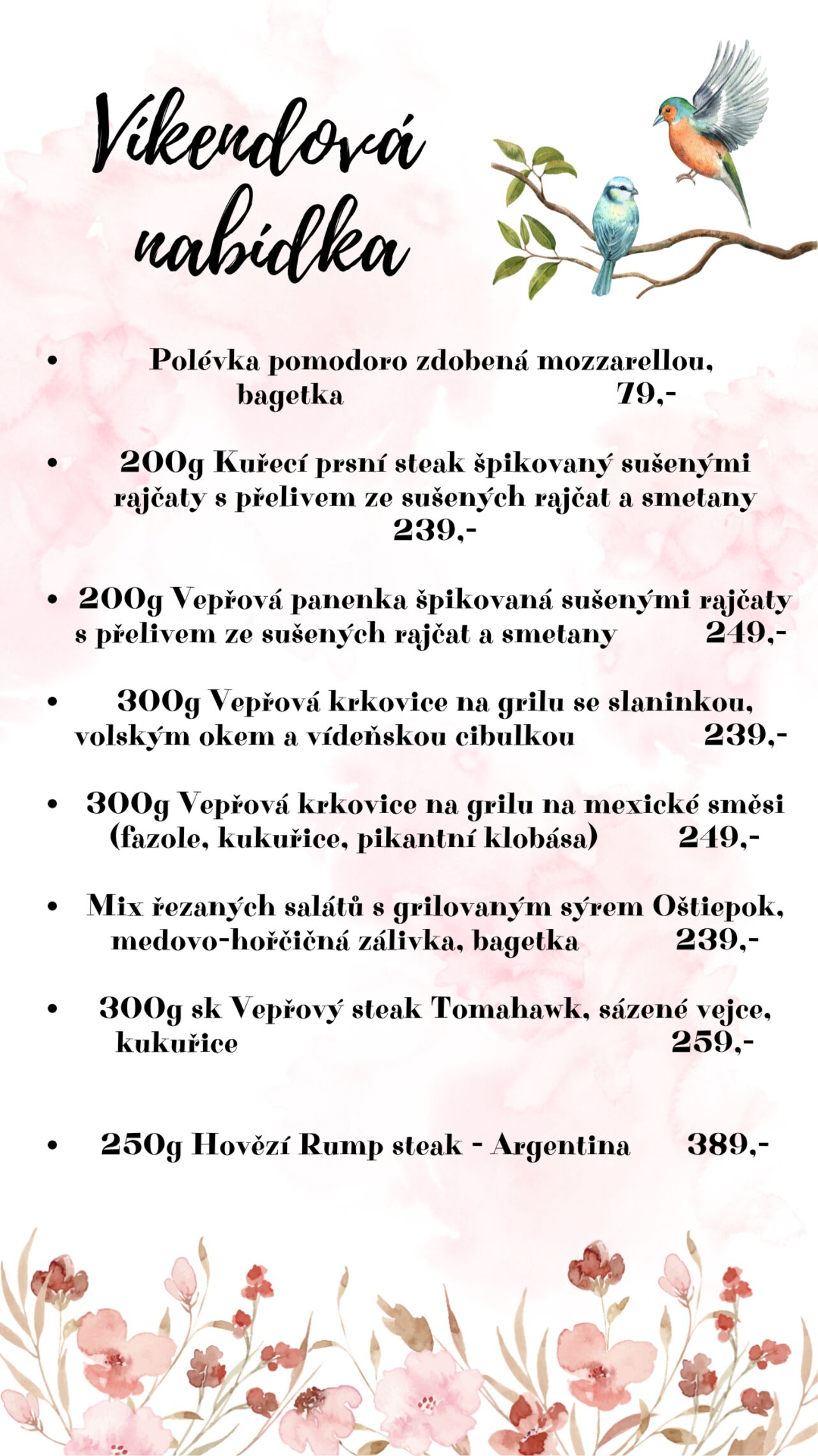 Víkendová nabídka