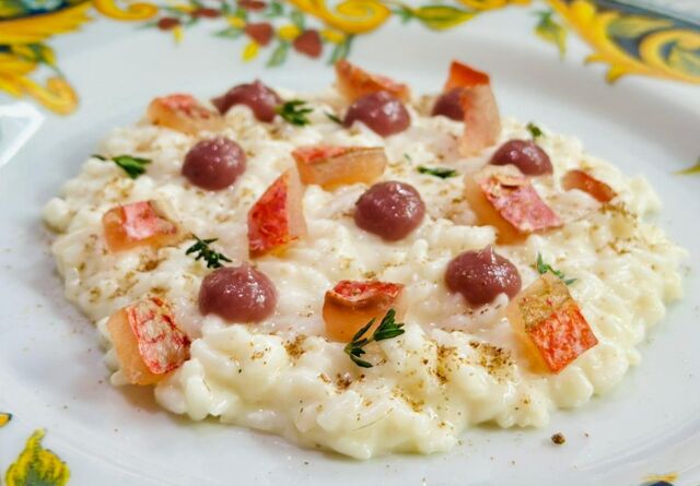 Risotto triglia e frutti di bosco 