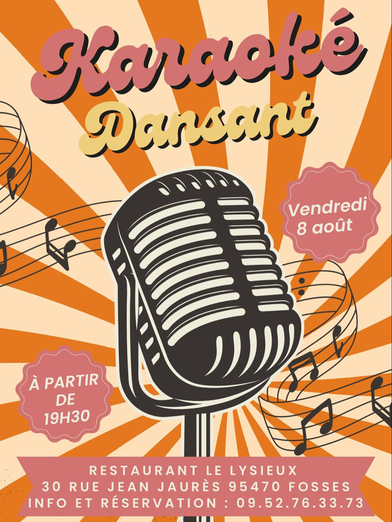 Soirée karaoké Dansant 🎤🕺🏻💃🏼