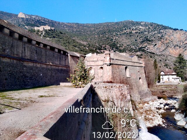 Villefranche de conflent et son Fort Liberia. 