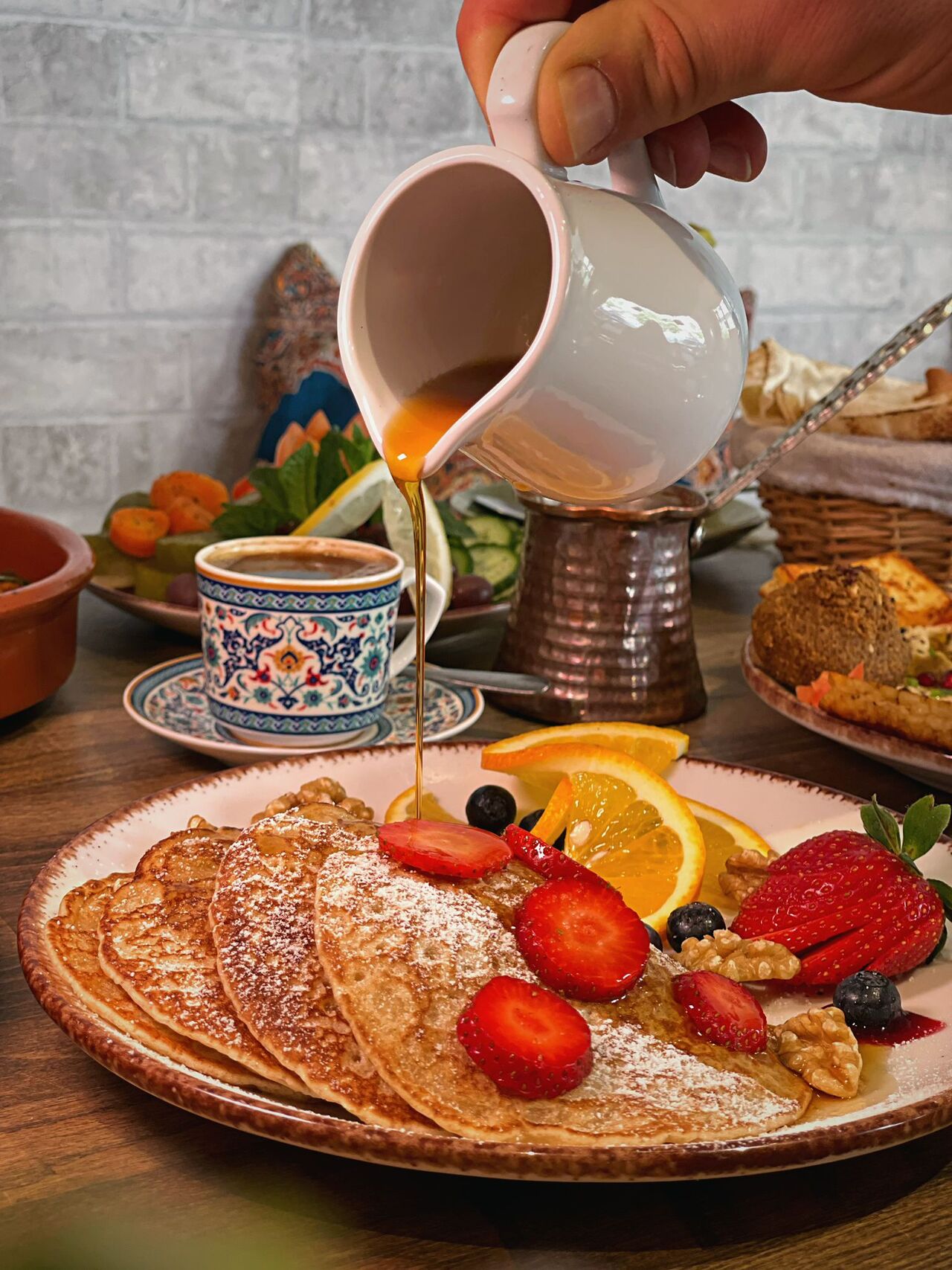 Vegan American Pancakes