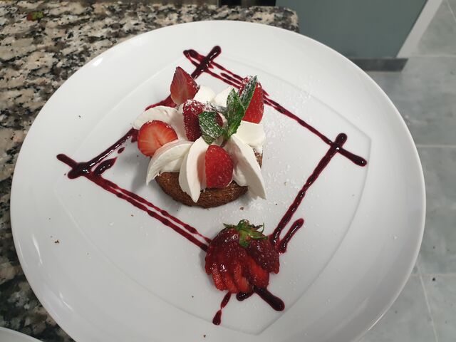 sablé aux fraises