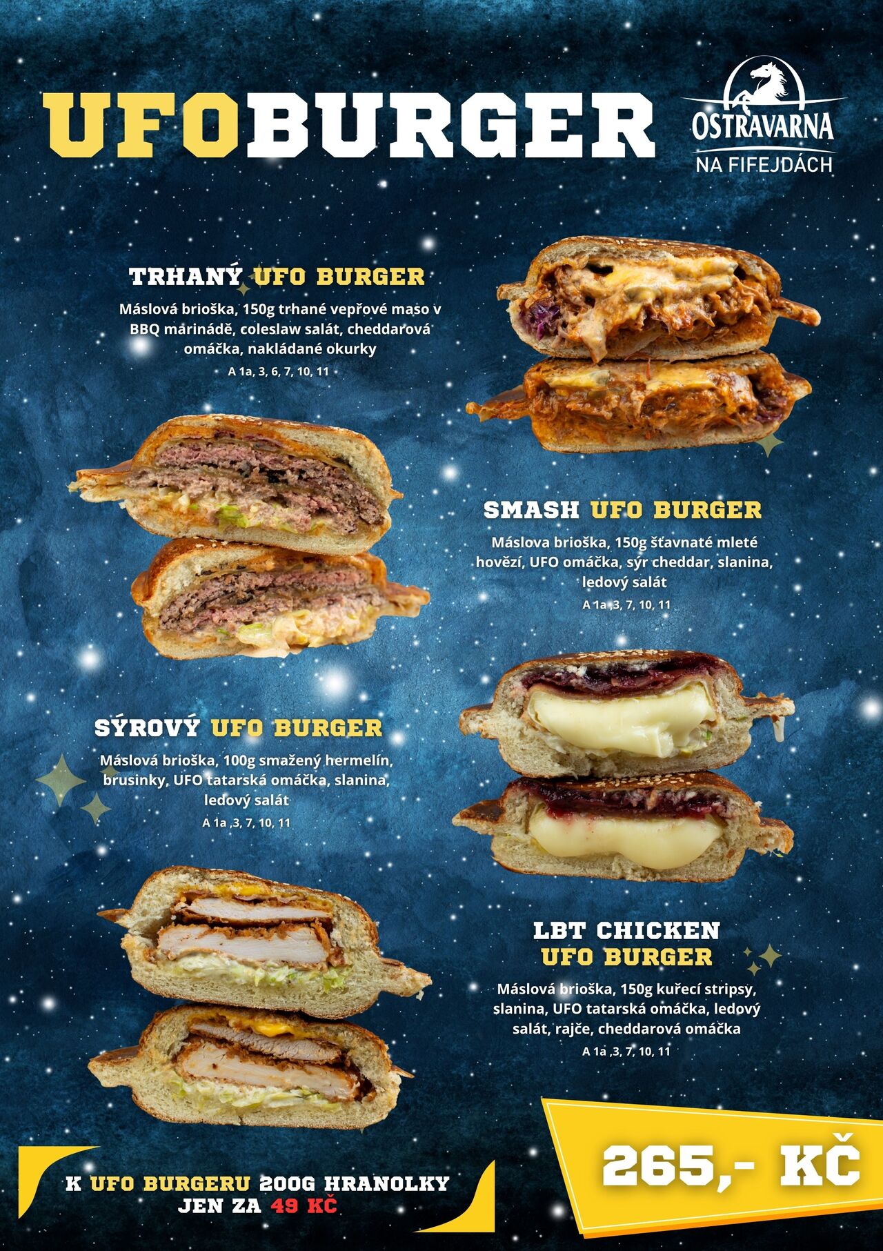 🚀 Ostravarna Na Fifejdách – UFO Burgery