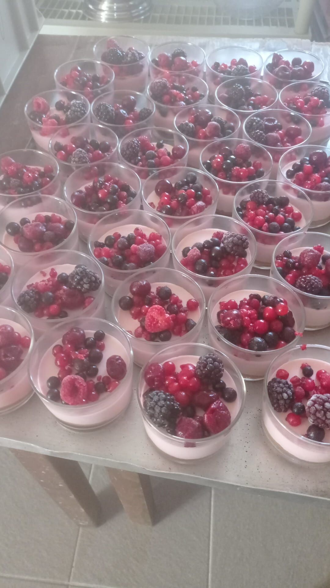 Desserts aux fruits rouges