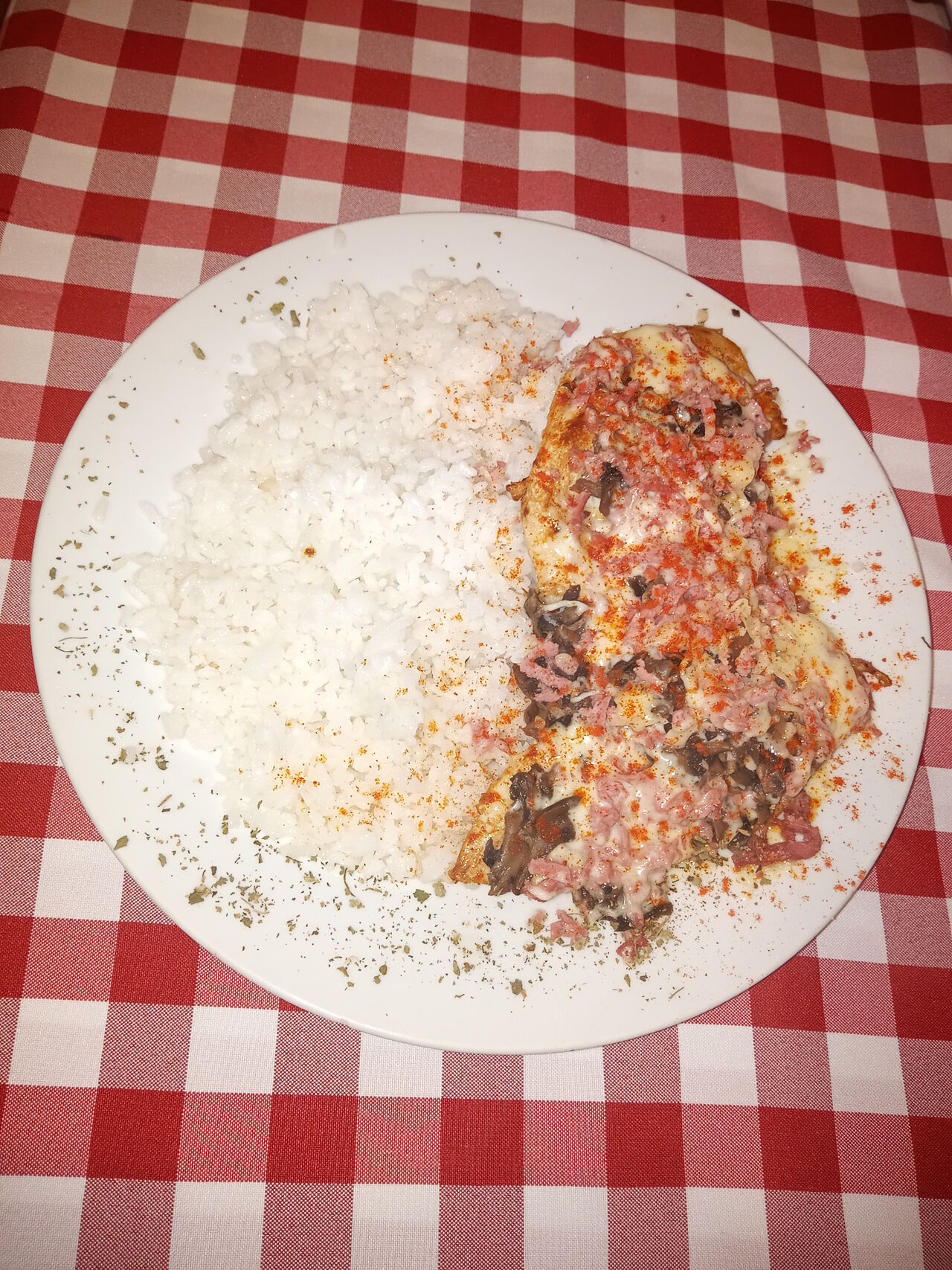 Óvári csirkemell rizzsel